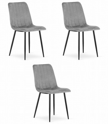 Fauteuil lava velours gris - fauteuil,