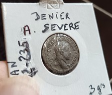 Pièce Romaine denier A. Sévère 222/2355