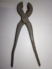 Ancienne pince de plombier Tuyau plomb outil Ancien