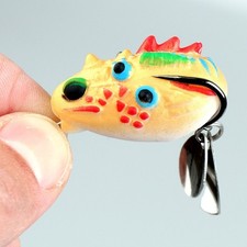 Leurre double lame pour grenouille basse 3 5 cm 5 4 g lest�� pour moulage pr��ci