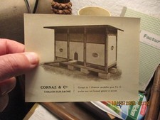 Chalon sur Saône Ancienne Carte Commerciale Cornaz et Cie Fabrique de Poulailler