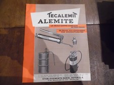 Catalogue TECALEMIT ALEMITE – Etablissements Daniel DOYEN SA – 24 pages