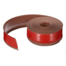 Moulure Murale, 16.4 Pieds x 2 Pouces PVC Auto-Adhésif Montage Moulure, Brown