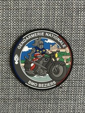 Ecusson gendarmerie Collection- Brigade Motorisée Béziers PVC