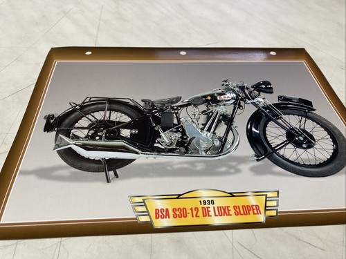 Bsa 500 s30 luxe - 500, sloper