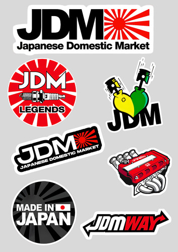 Stickers xxl vinyle jdm - stickers, "jdm