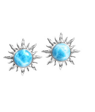 Larimar sun sterling silver