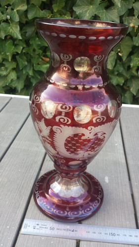 Ancien superbe grand vase - , en