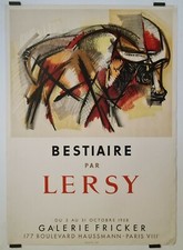 Lersy Bestiaire 1958 Affiche
