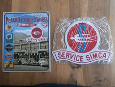 PLAQUE METAL PUBLICITAIRE /