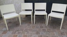 Lot de 4 chaises KARTELL - Modèle  Lizz  - Designer Piero Lissoni -