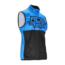 Acerbis Gilet Softshell MX Linear Moto Cross Enduro Offroad Noir/Bleu