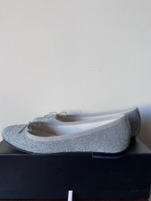 NIB Repetto Silver Glitter