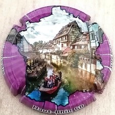 capsule de mousseux LES DEPARTEMENTS FRANCAIS, HAUT-RHIN (68) - 69/120