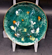 vide poche coupelle  en  laiton et émaillé  vintage