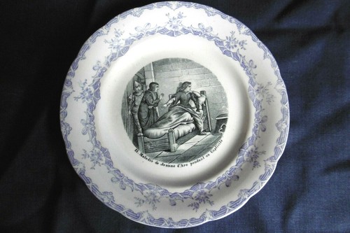 Ancienne assiette parlante sur - parlante,