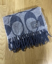 Coach Monogram Wool Scarf