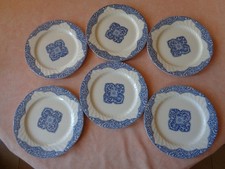 6 ASSIETTES EN TERRE DE FER DE