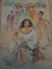 Mére Brodeuse(52 X 32 Cm)