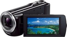 Boîtier noir sony hdr cx390 - boîtier,