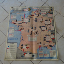 Carte scolaire de 1960