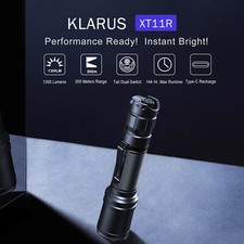 Klarus XT11R 1300 lumens 300
