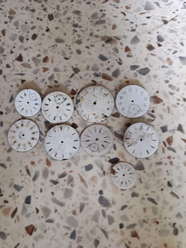 Lot cadrans émaillés - lot, 9