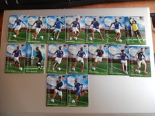 Lot 15 magnets frigo Foot football équipe de France carrefour MONDIAL 2010