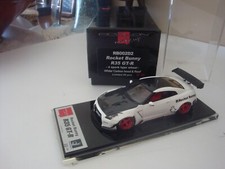 MAKE UP EIDOLON- RB002D2 - NISSAN  GT- R R35 Rocket Bunny blanc / carbon SLim. 