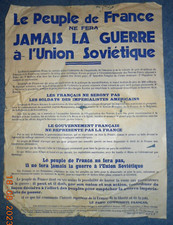 Affiche poster propagande - ,