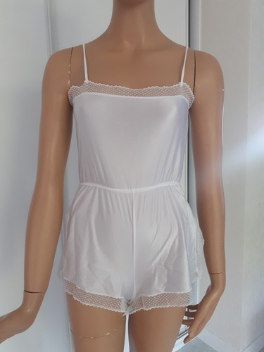 Body nylon vintage teddy - nylon, satin