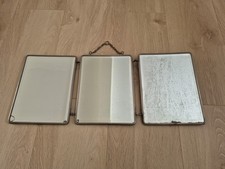 Miroir barbier triptyque - miroir, de
