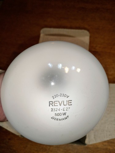 Revue 2324 e27 ampoule 500 - e27,