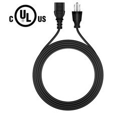 6ft UL AC Power Cable Cord for