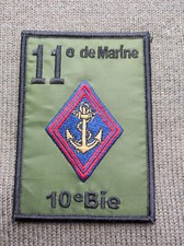 PATCH   ECUSSON  -  11° RAMA  -  ARTILLERIE  MARINE  - 10° BATTERIE