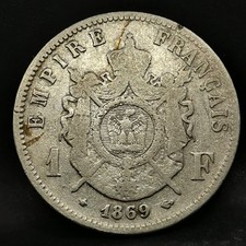 1 FRANC 1869 A PARIS ARGENT