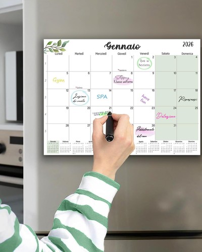 Calendrier magnétique pour - calendrier,