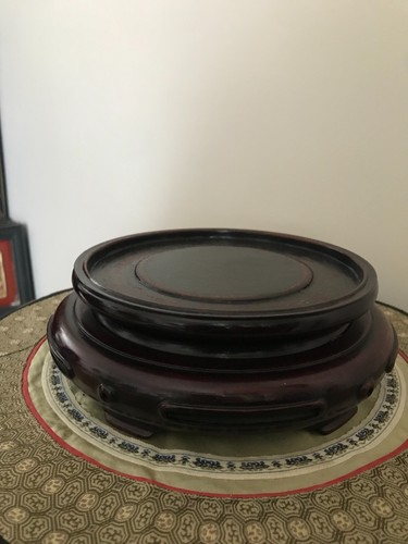 Socle support bois vase - support,