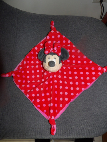 Doudou plat disney - doudou, minnie