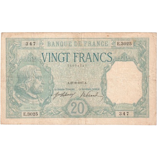 France francs bayard - 20, francs,