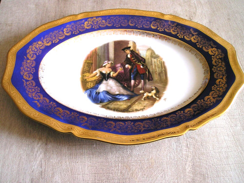 Porcelaine limoges plat - -,