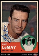 1963 topps 459 dick lemay - #459,