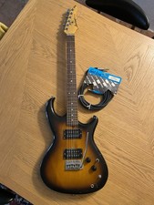 Guitare Électrique Aria Pro II RS Séries Avec Câble Jack Stéréo Fastline 6m