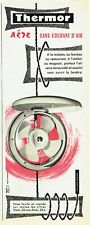 Publicité Advertising 119 1959  ventilateur Thermor      aére sans courant d'air