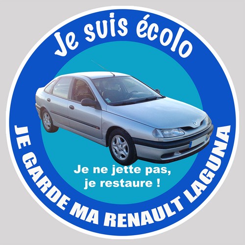 Sticker suis ecolo - ecolo, je
