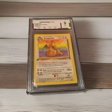 ✨️Pokémon Card Dragonite 1st Edition Fossil 19/62 ?? - Mint 9 (PSA/BGS/CCC) 