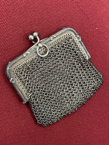 Porte monnaie ancien argent - porte,