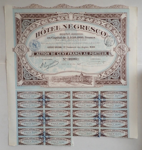 Action hôtel negresco nice - action,