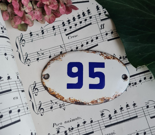 Ancienne plaque emaillee ovale - plaque,