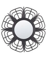 Miroir mural boho rotin - miroir, en